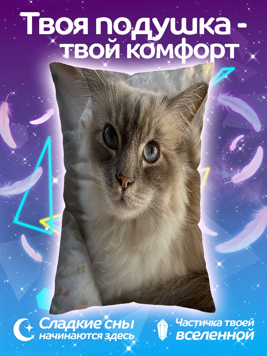 Подушка Пушистый кот