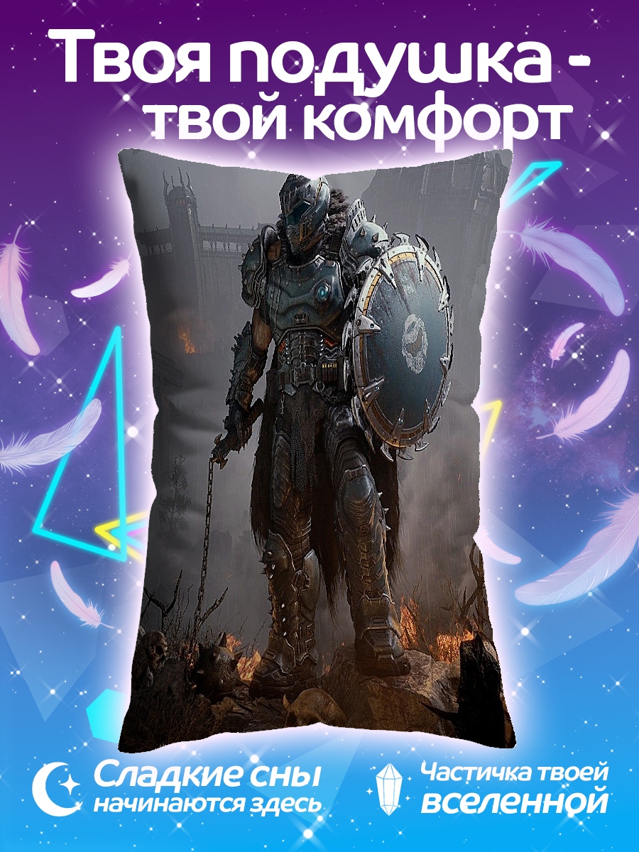Подушка Воин с щитом