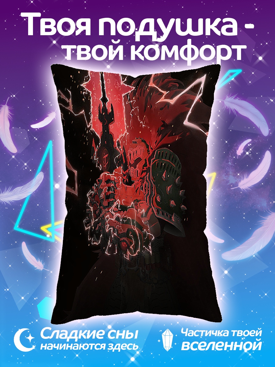 Подушка Воин в красном