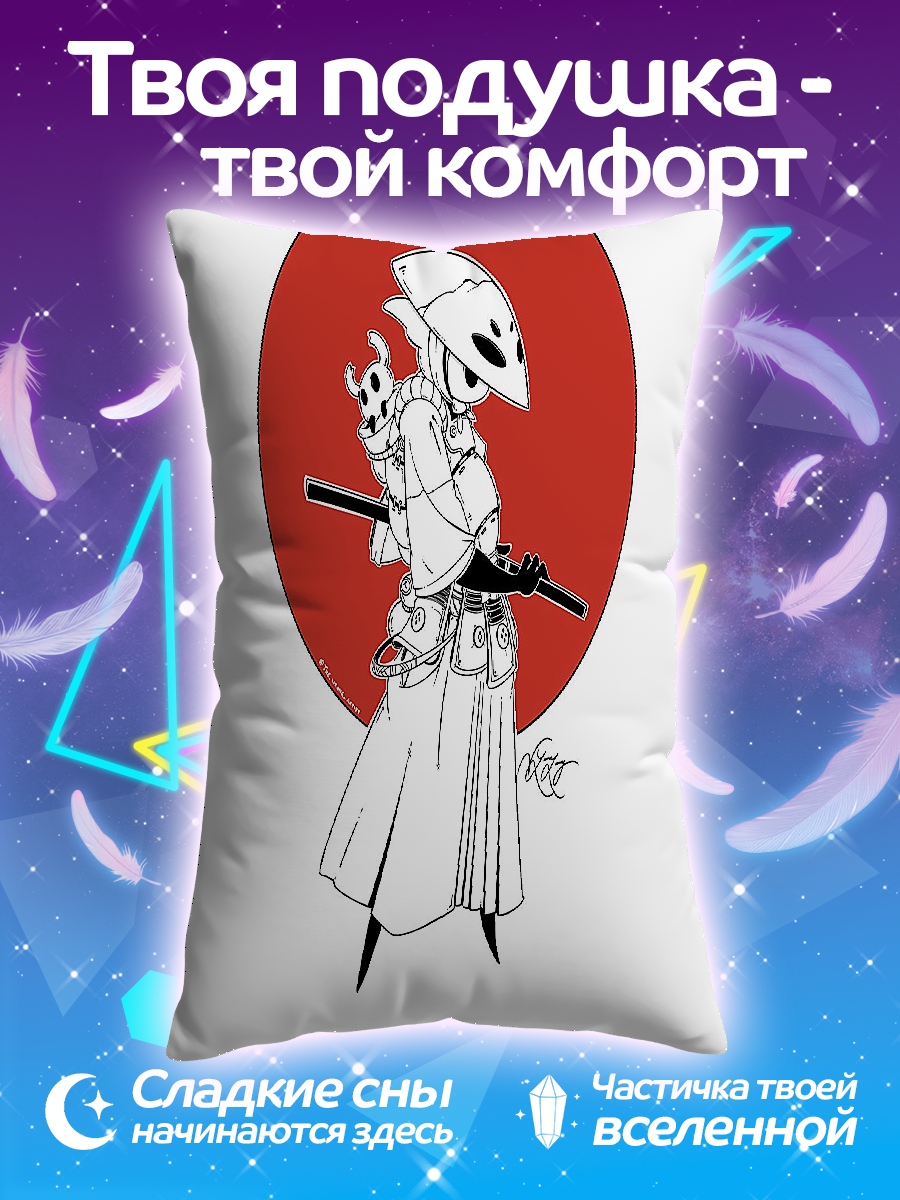Подушка Самурай с красным солнцем