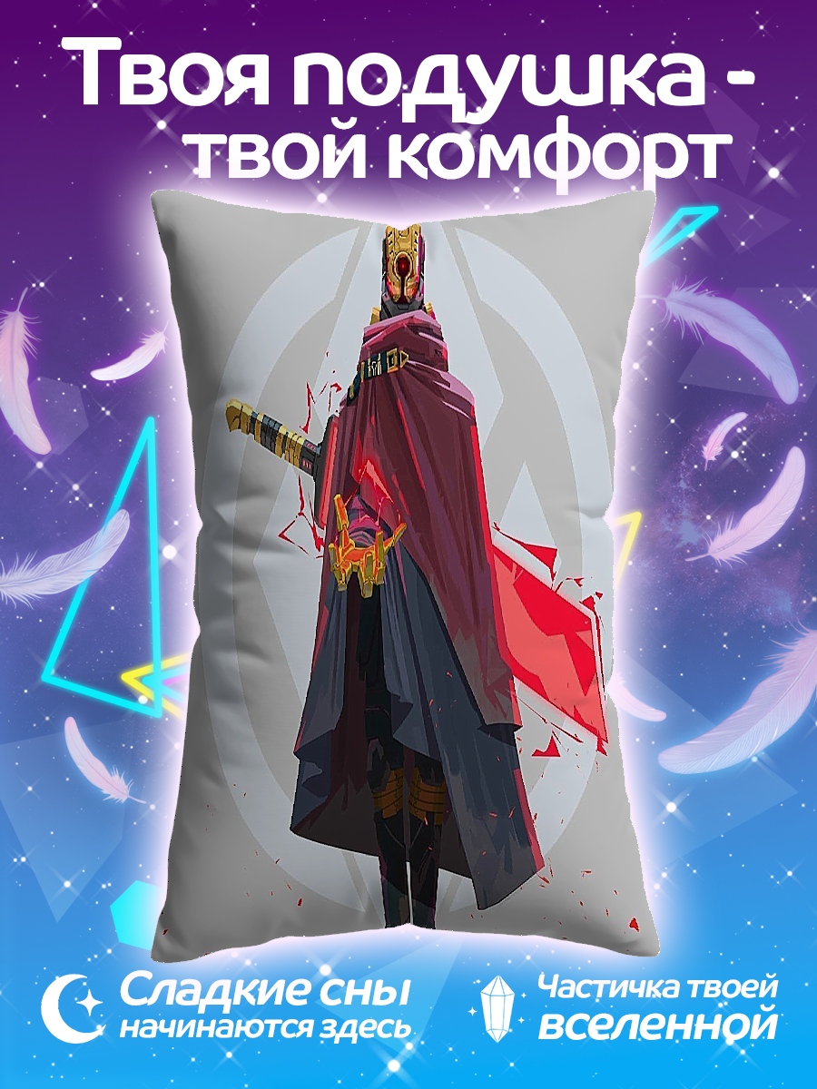 Подушка Воин в красном