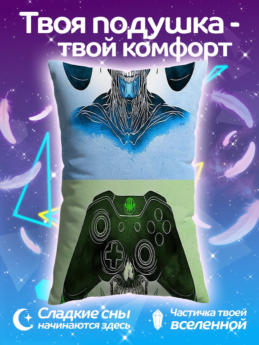 Подушка Скелет геймера