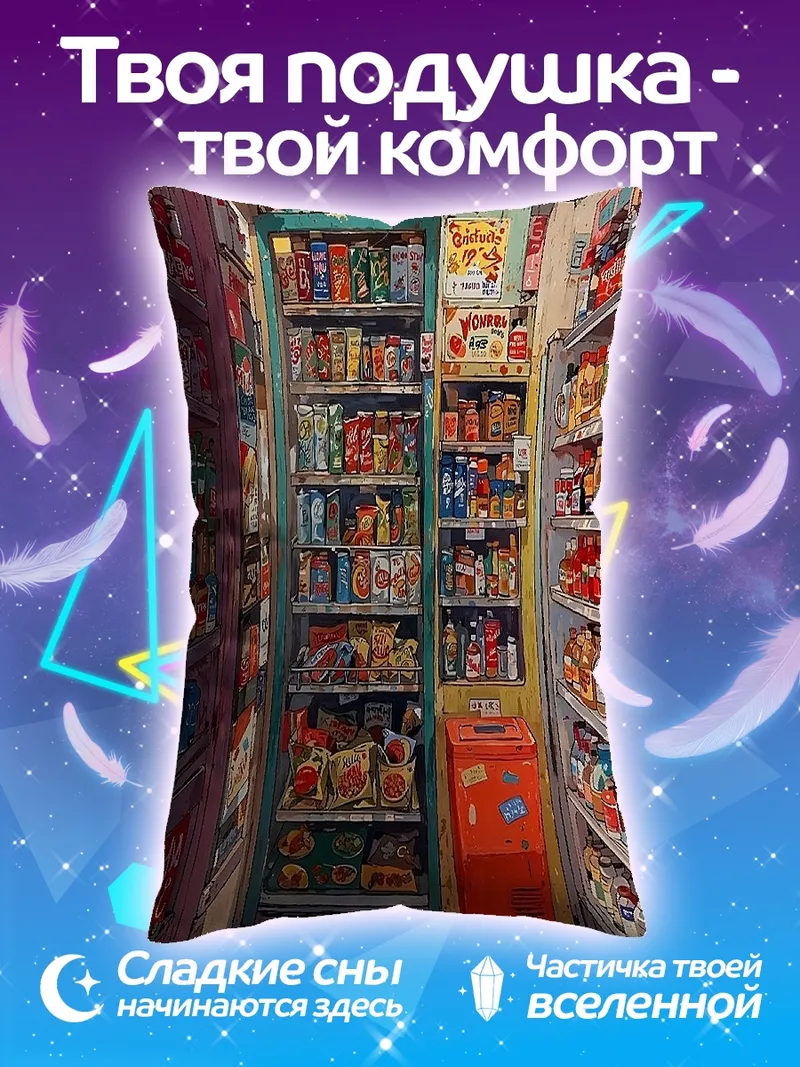 Подушка Японский магазинчик сладостей
