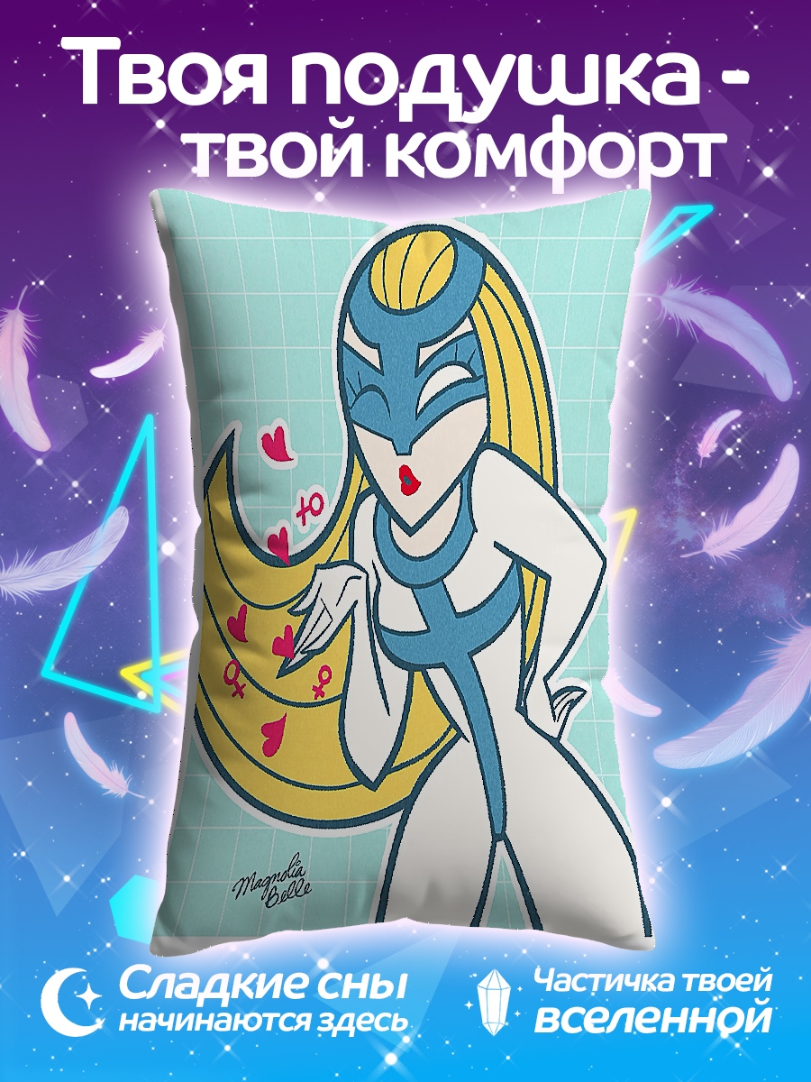 Подушка Девушка супергерой