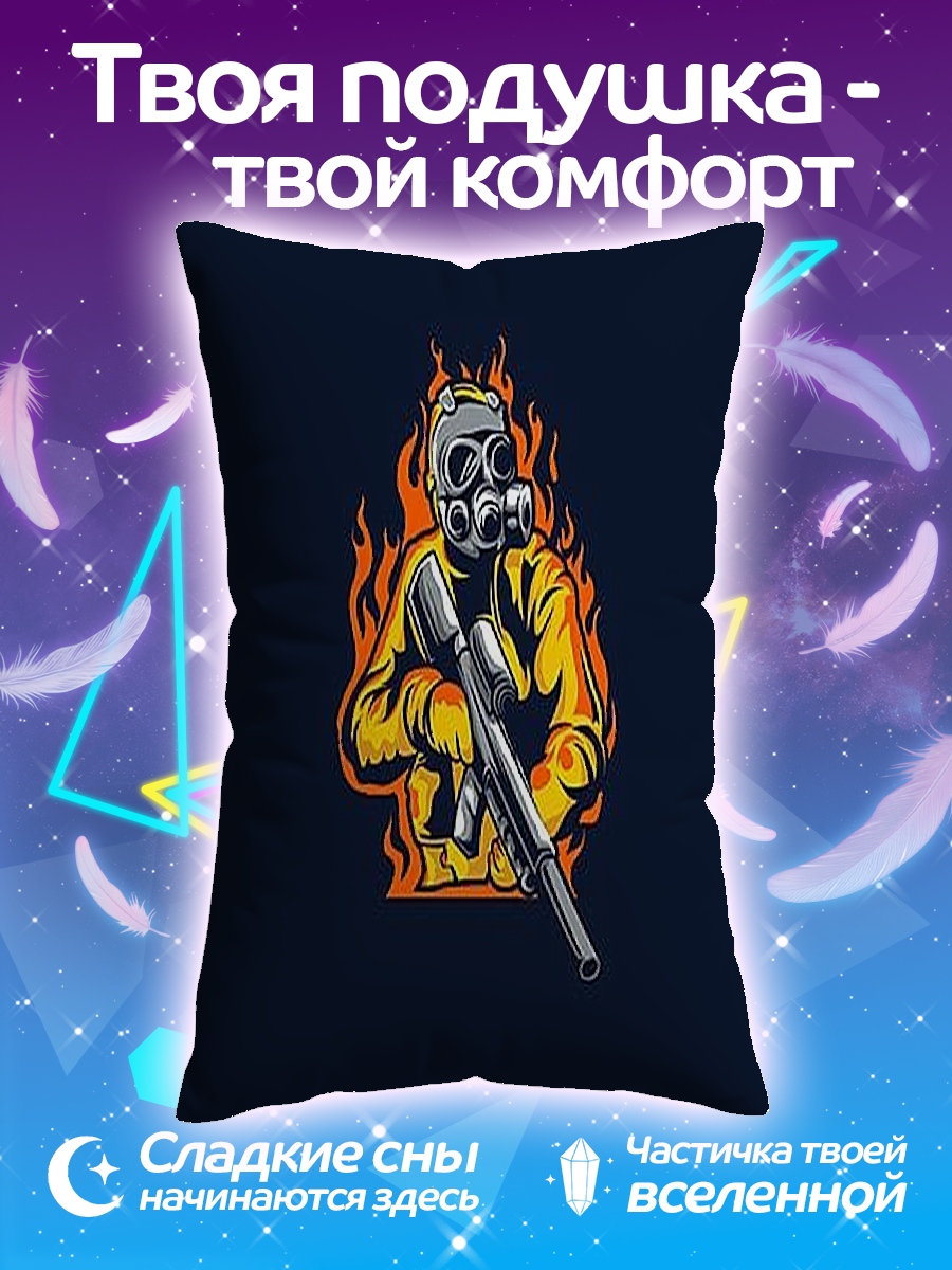 Подушка Огненный солдат