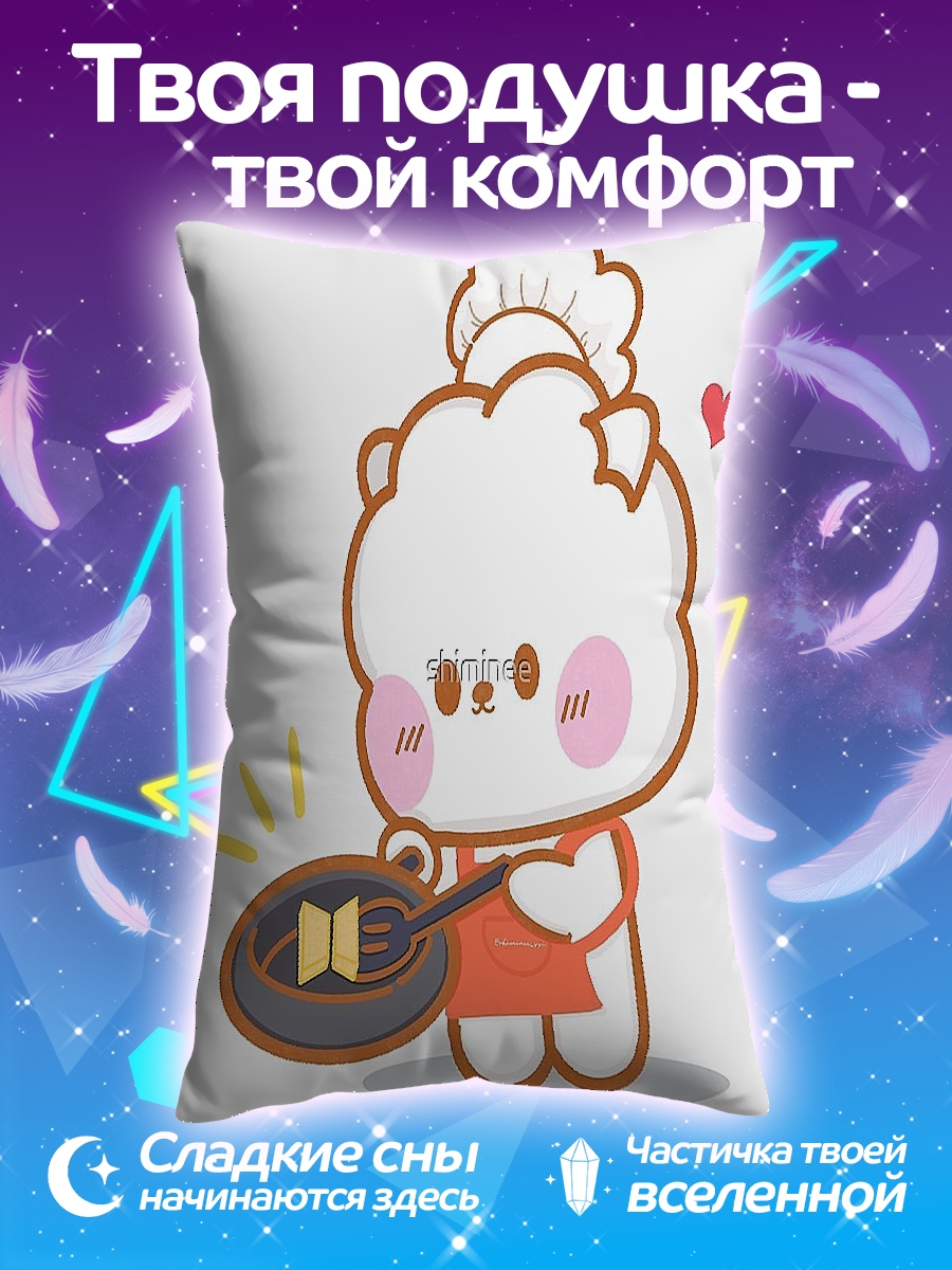 Подушка Милый медведь повар