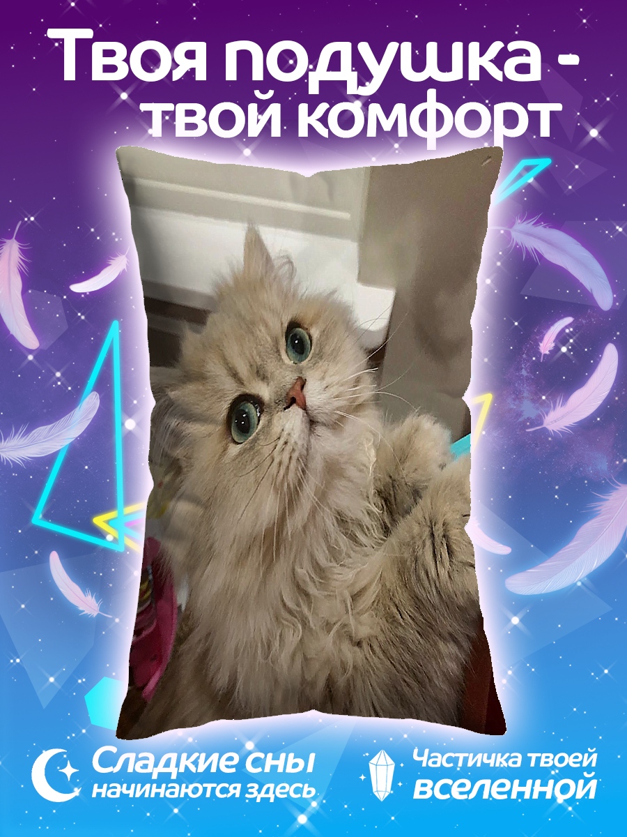 Подушка Пушистый кот