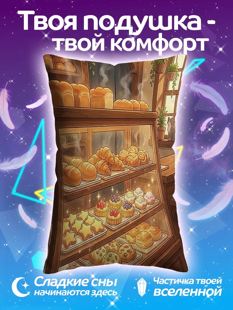 Подушка Пекарня с выпечкой