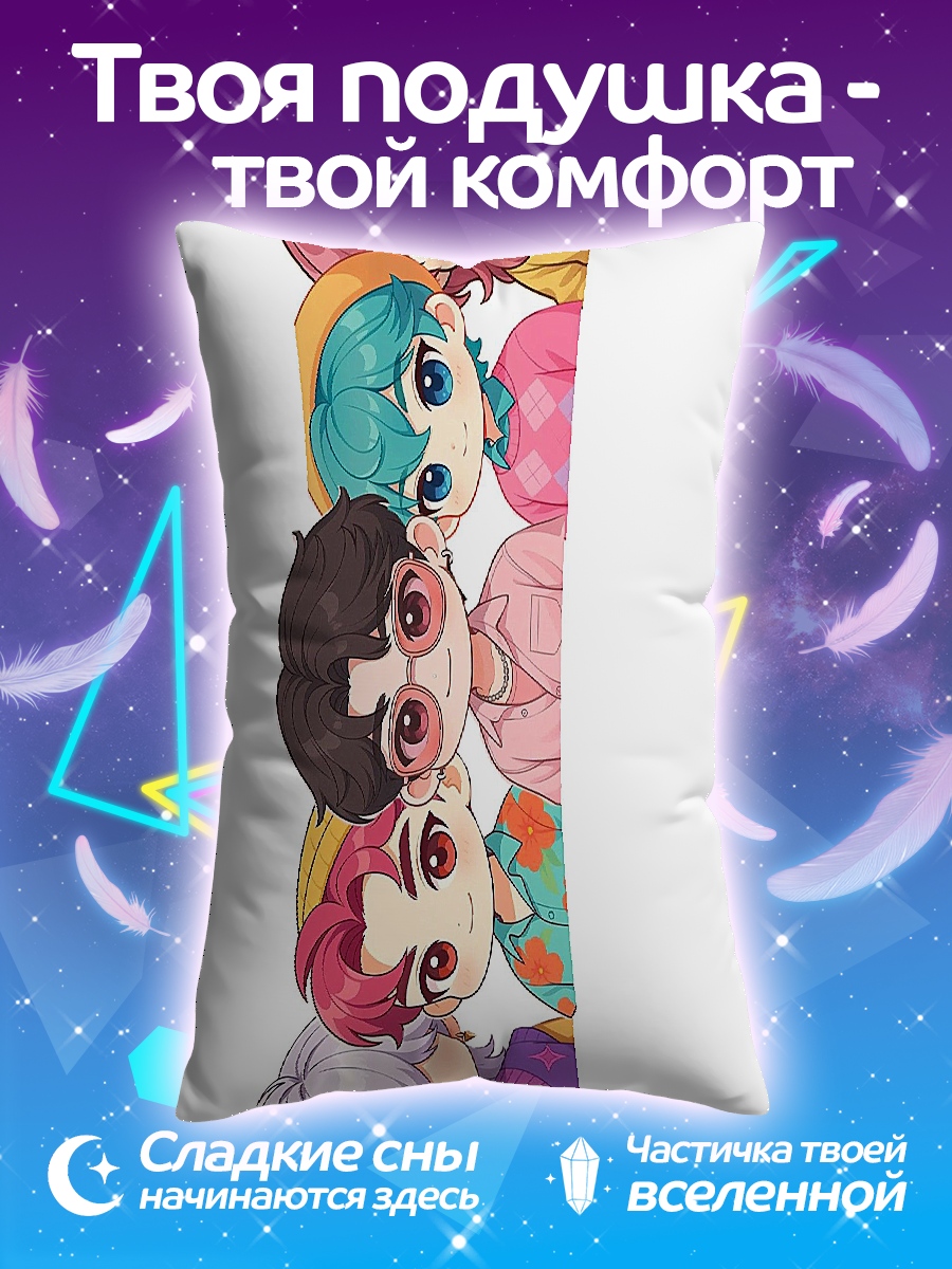 Подушка Милые аниме девочки