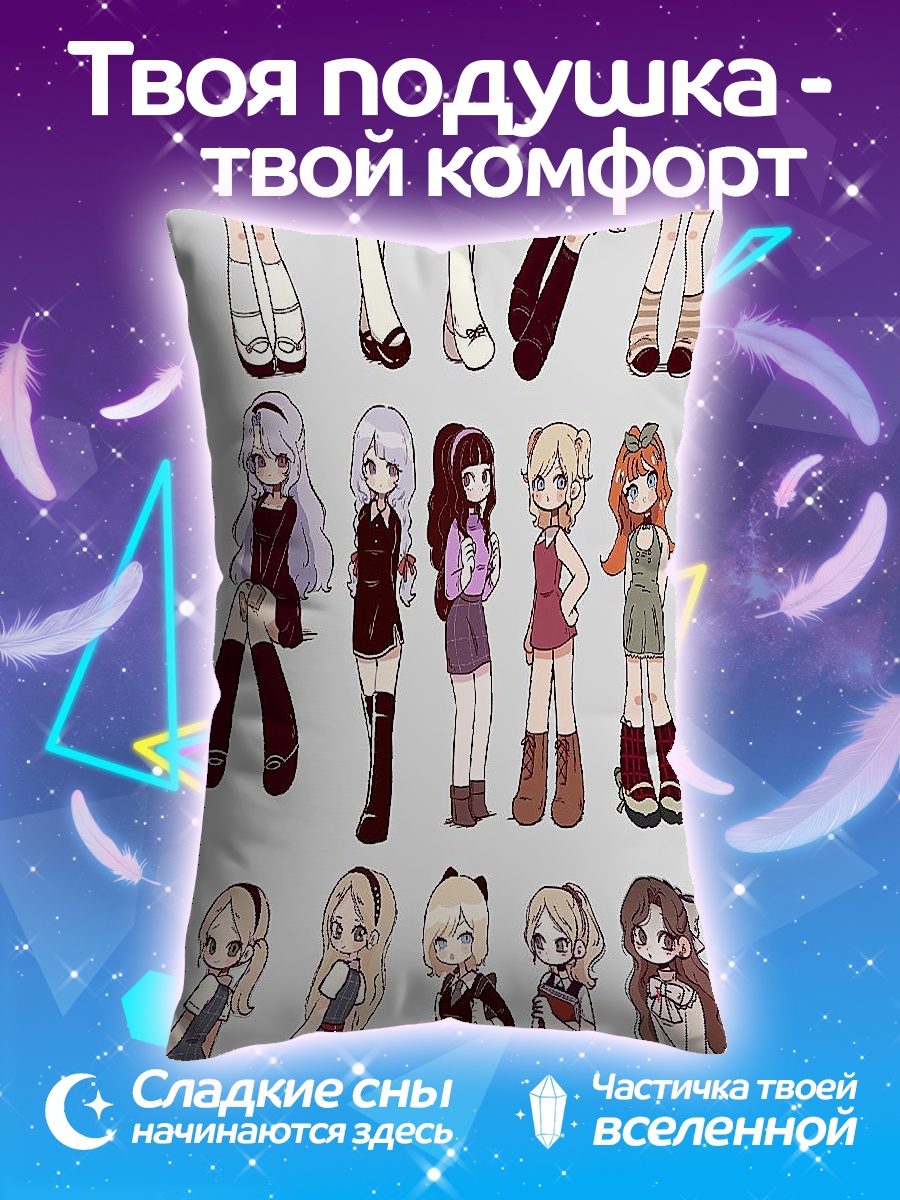 Подушка Коллекция аниме девочек