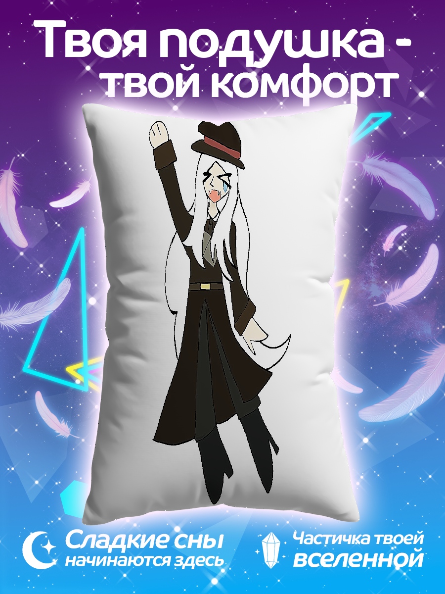 Подушка Девушка в шляпе