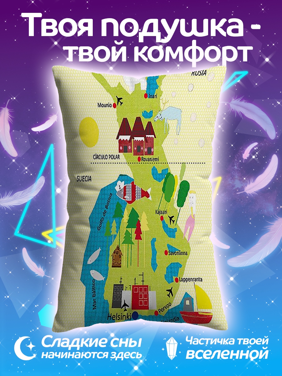 Подушка Карта Финляндии