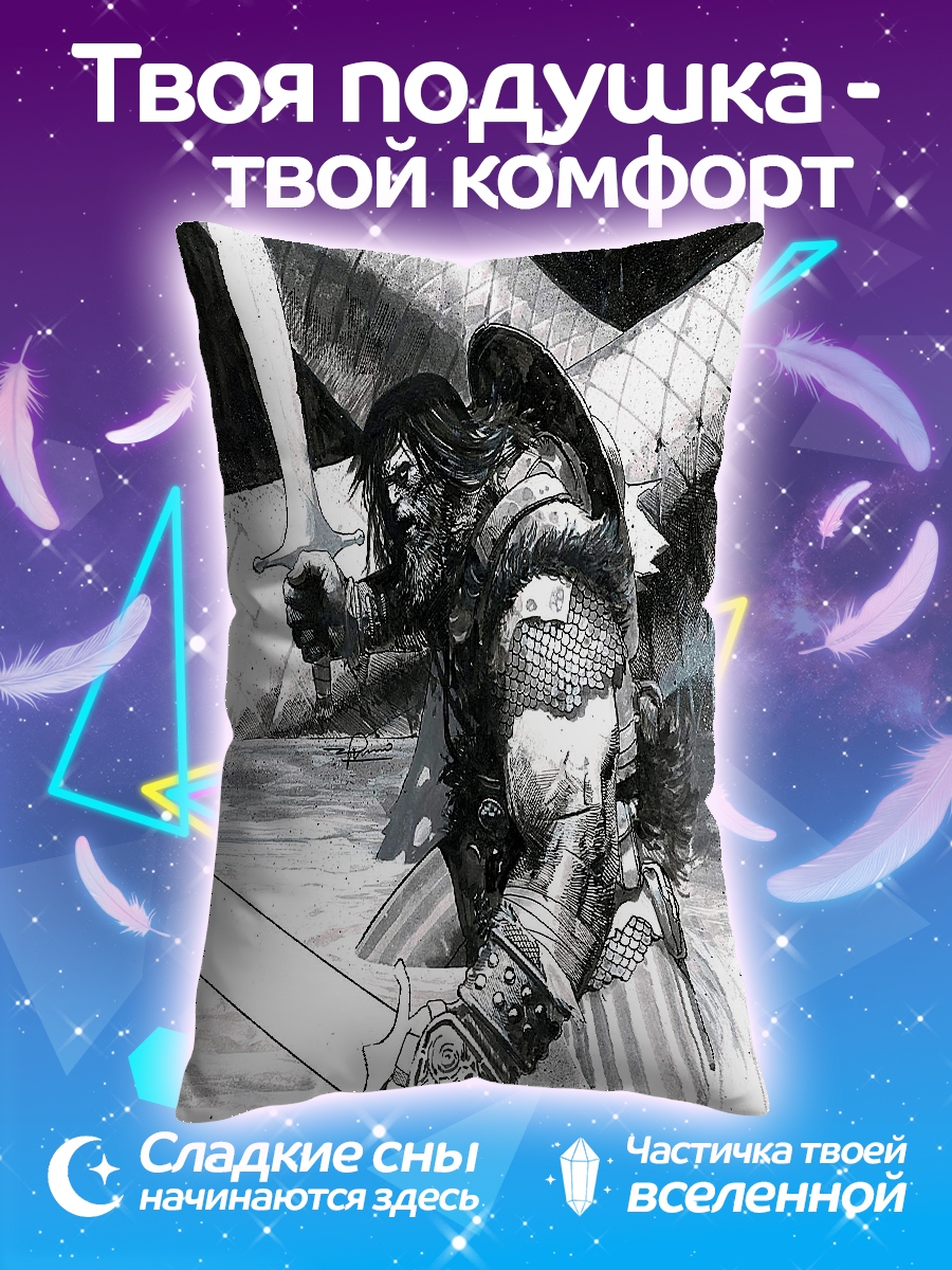 Подушка Викинг с мечом