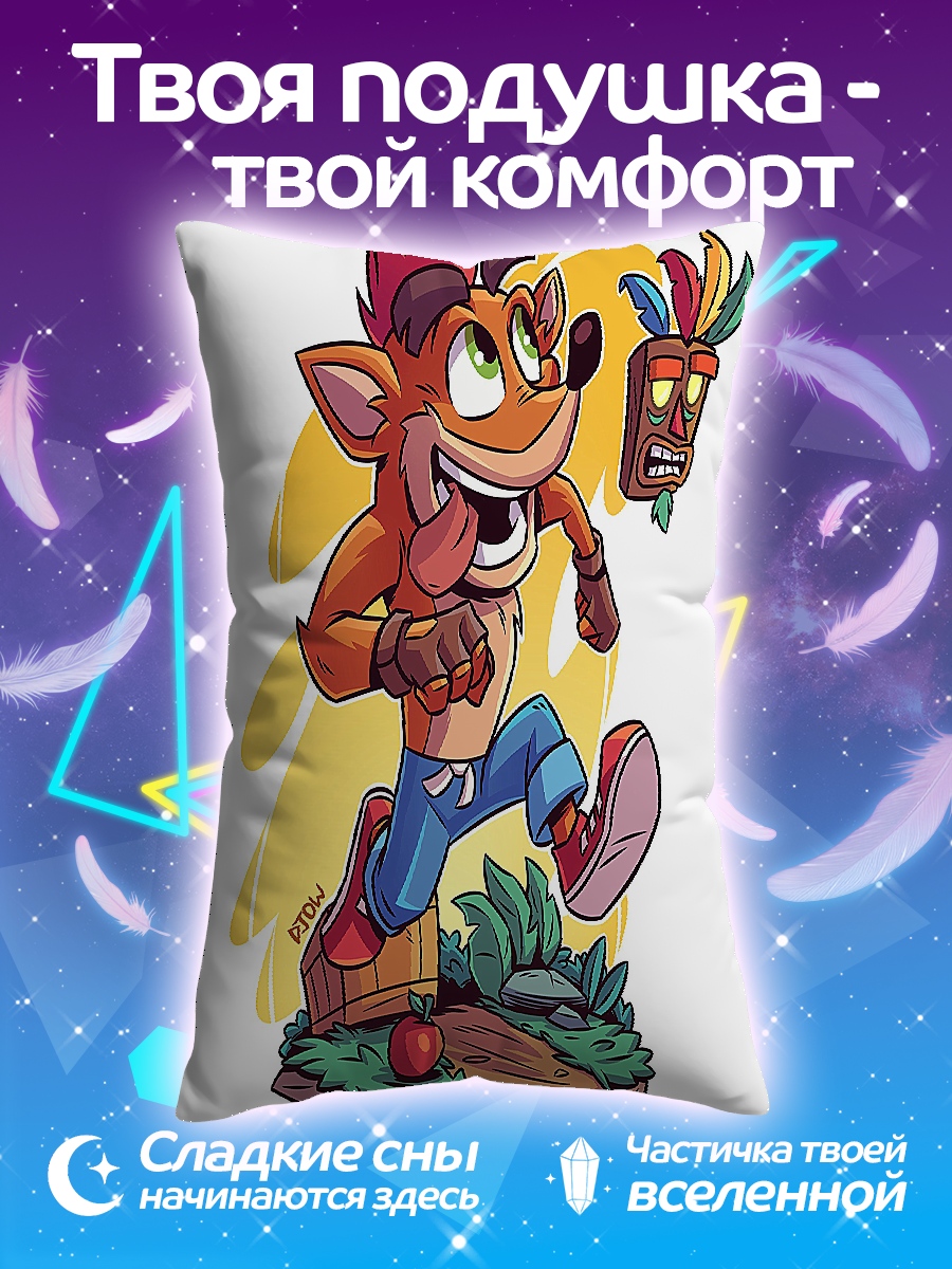 Подушка Крэш Бандикут