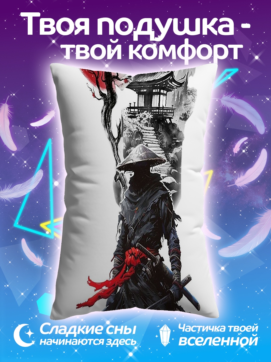 Подушка Самурай у храма