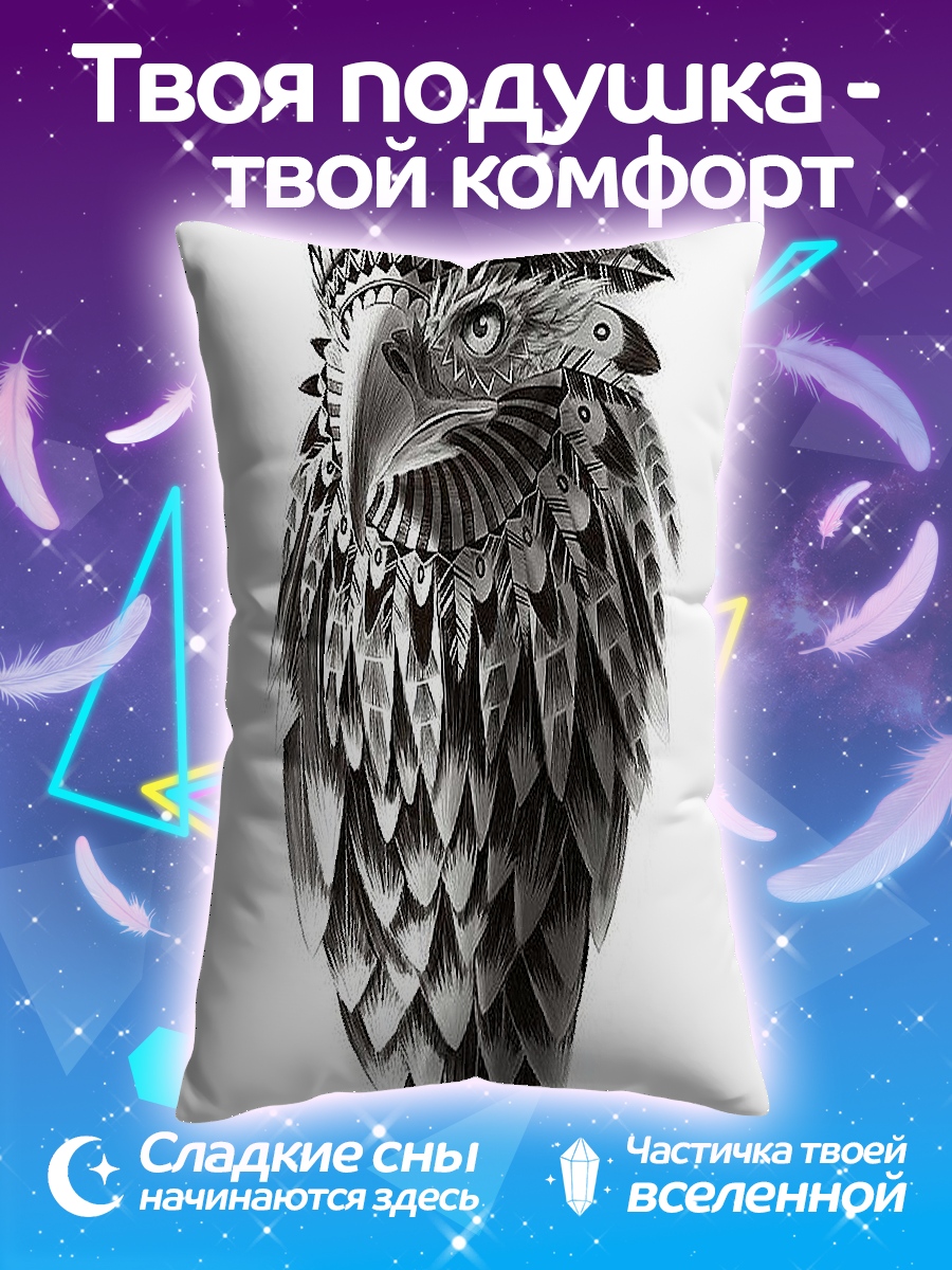 Подушка Орел в перьях