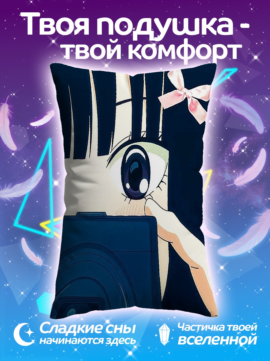 Подушка Девушка с камерой