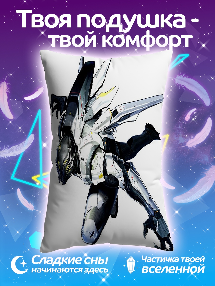 Подушка Киберпанк воин