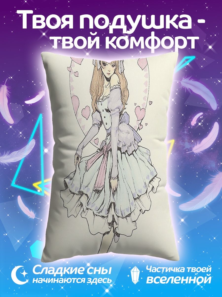 Подушка Девушка в платье