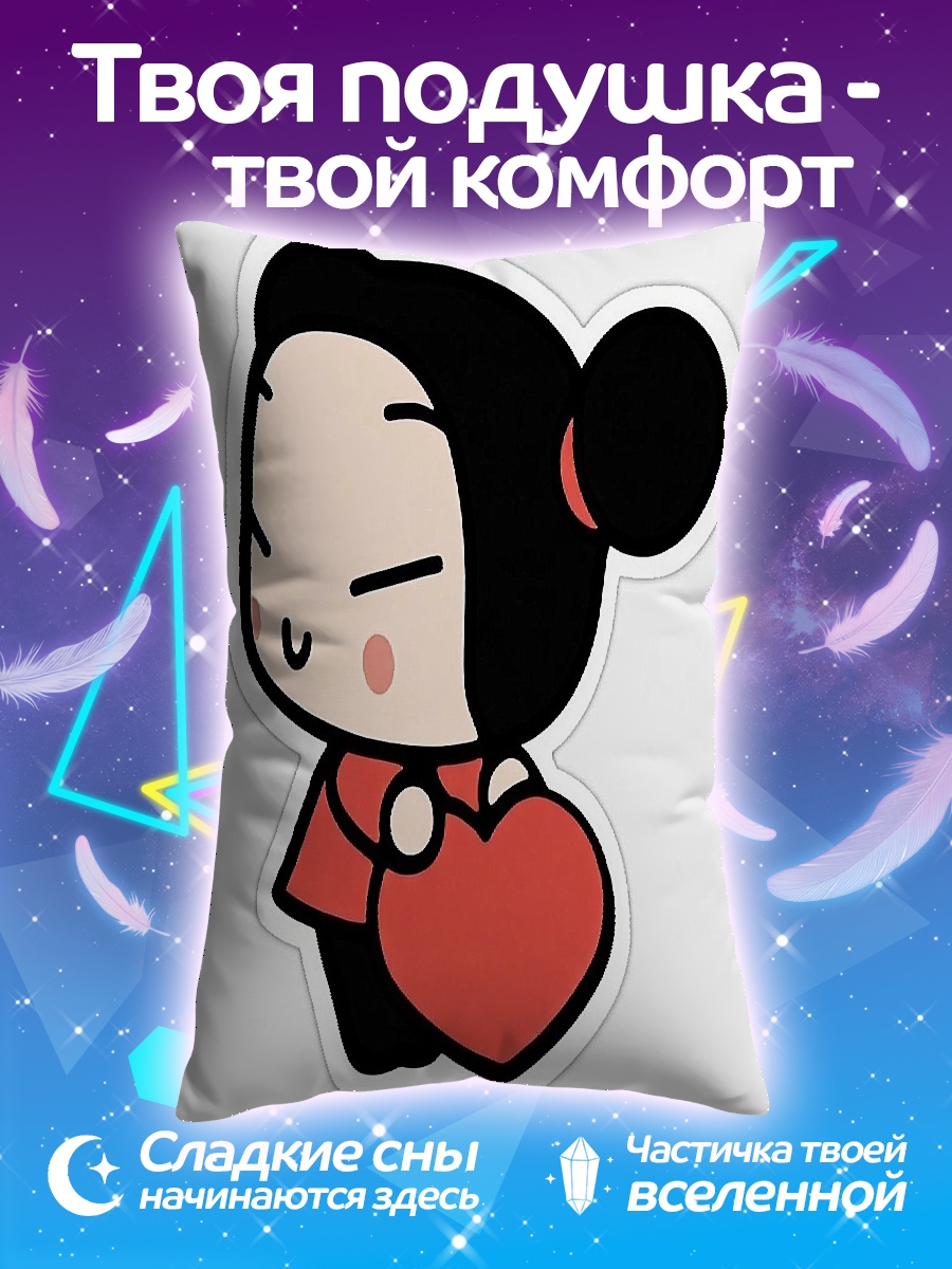 Подушка Пукка с сердцем