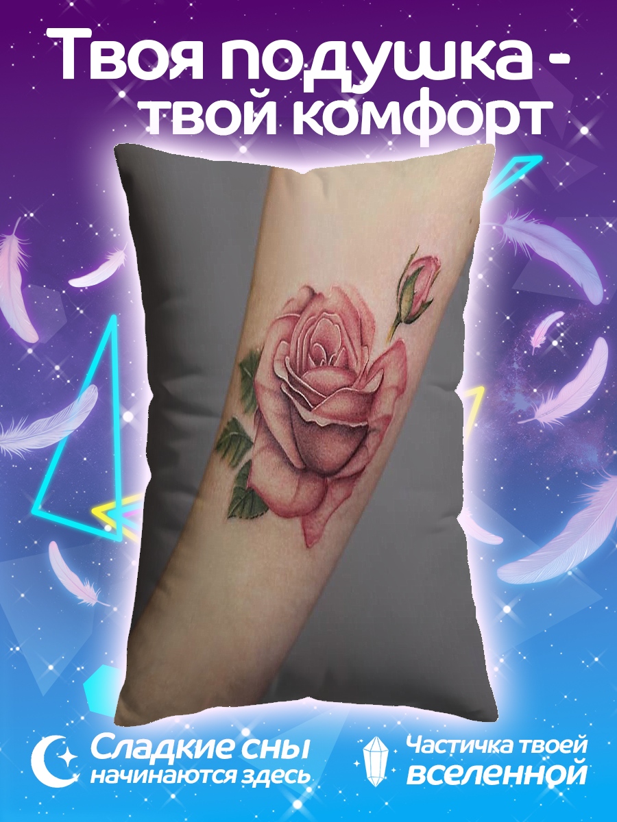 Подушка Тату роза