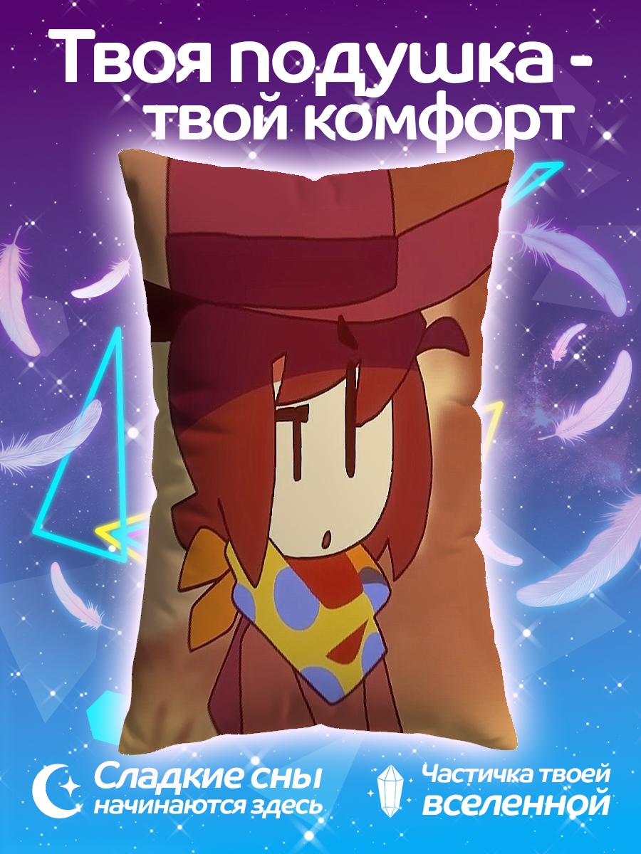 Подушка Ковбой с шарфом