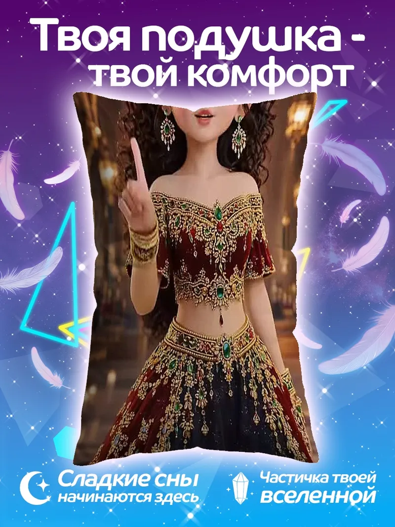 Подушка Принцесса в наряде
