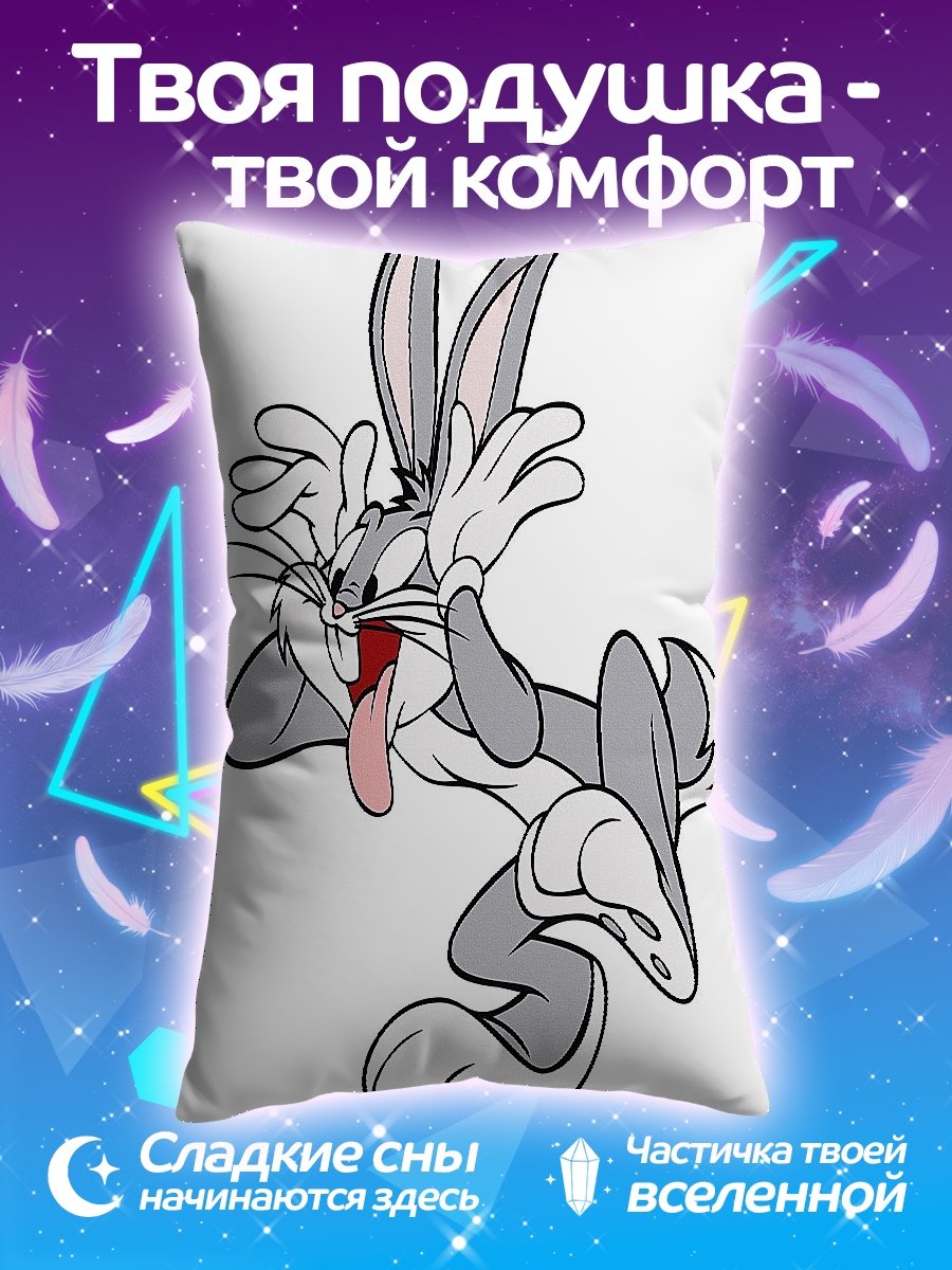 Подушка Багз Банни арт
