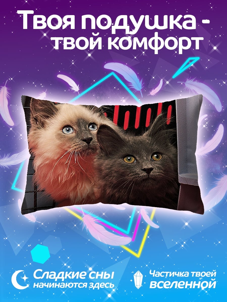 Подушка Два котенка