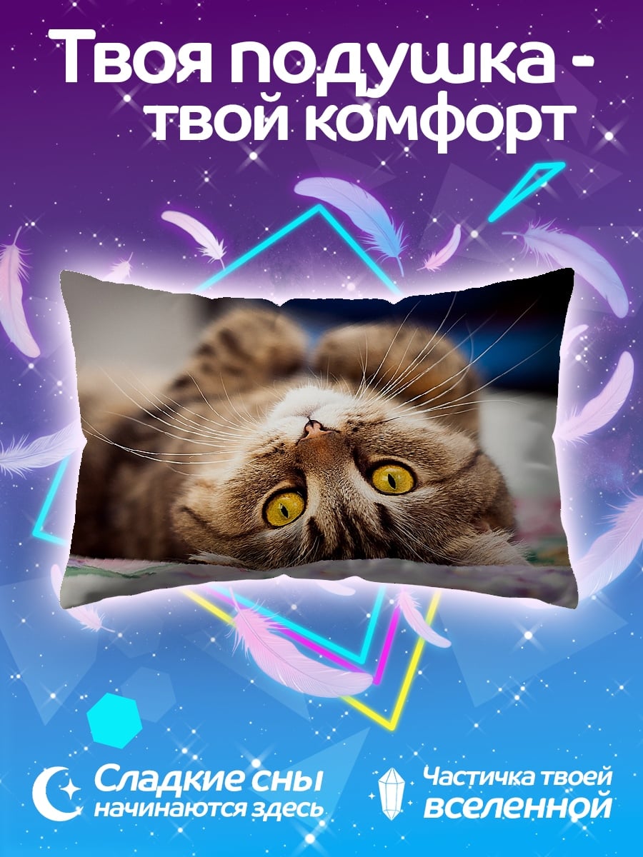 Подушка Ленивый кот