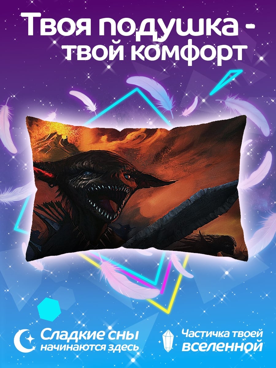 Подушка Демон с мечом