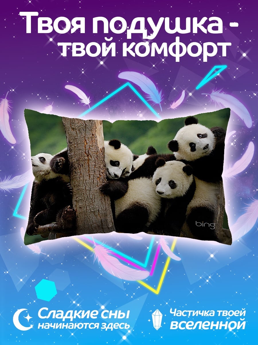 Подушка Панды на дереве