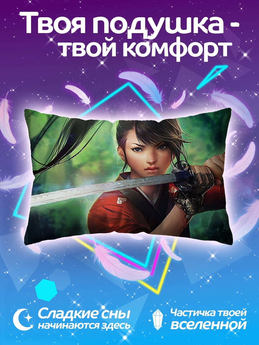Подушка самурай с катаной