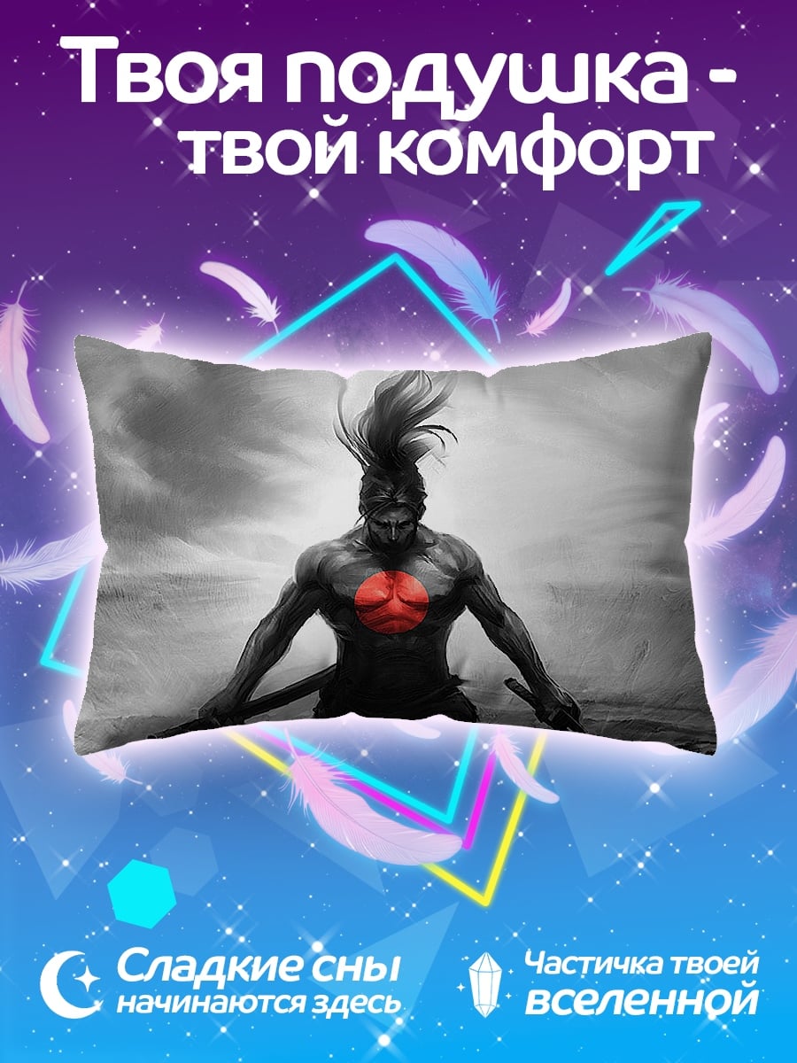 Подушка самурай с мечом