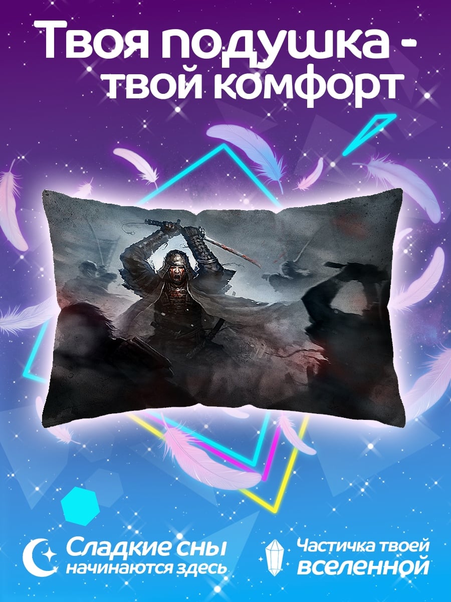 Подушка Самурай в бою