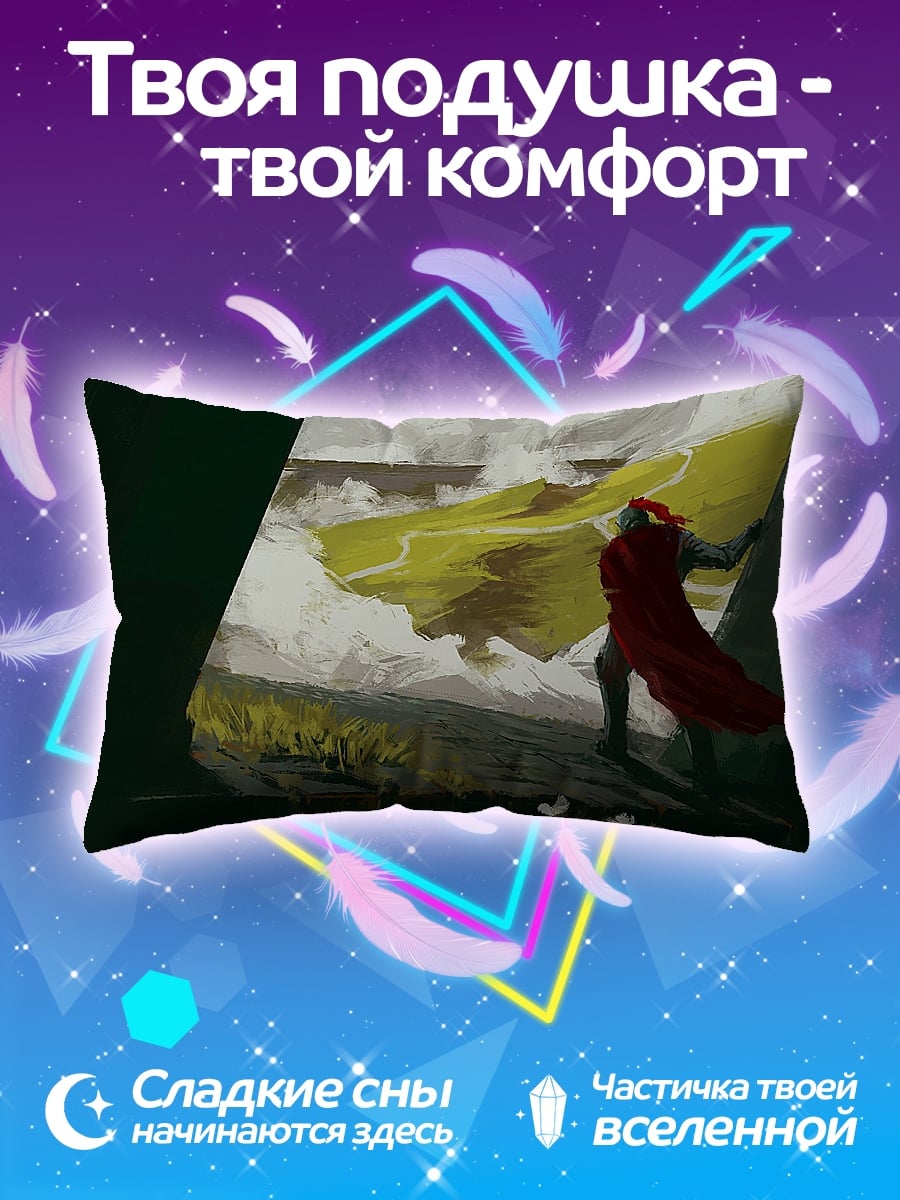 Подушка Воин в красном
