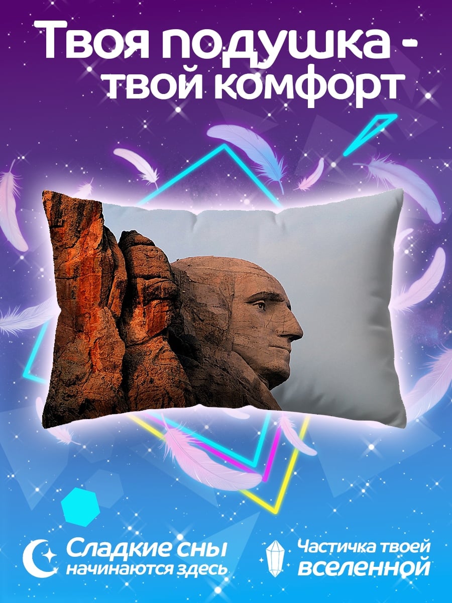 Подушка голова Вашингтона