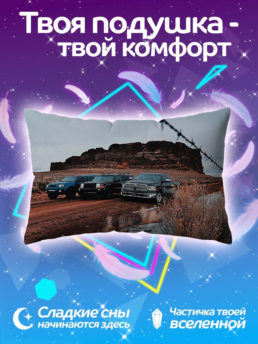 Подушка Машины в пустыне