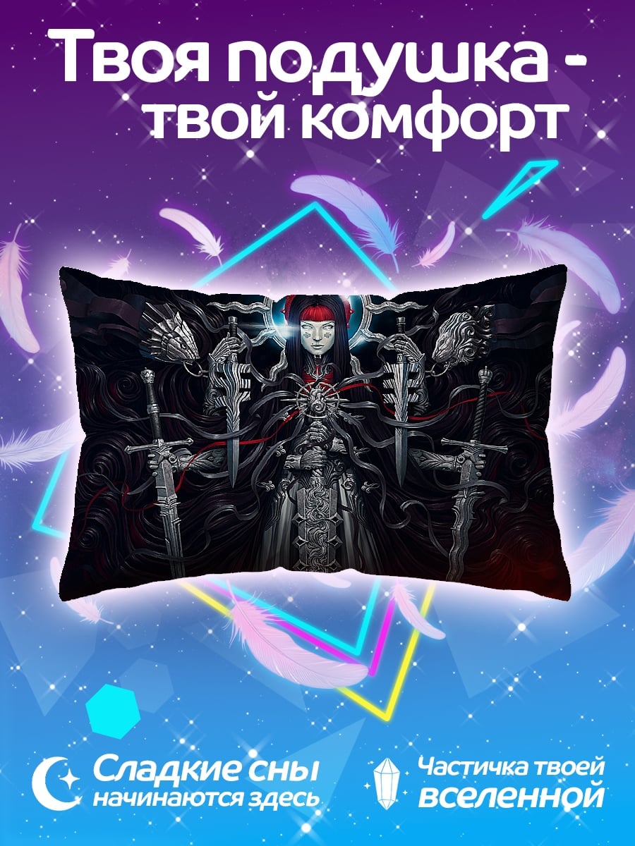 Подушка Воин с мечами