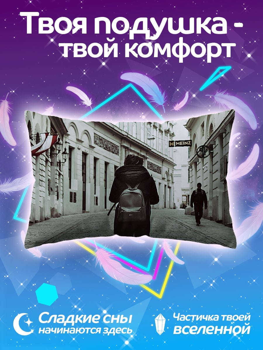 Подушка Аниме девушка в космосе