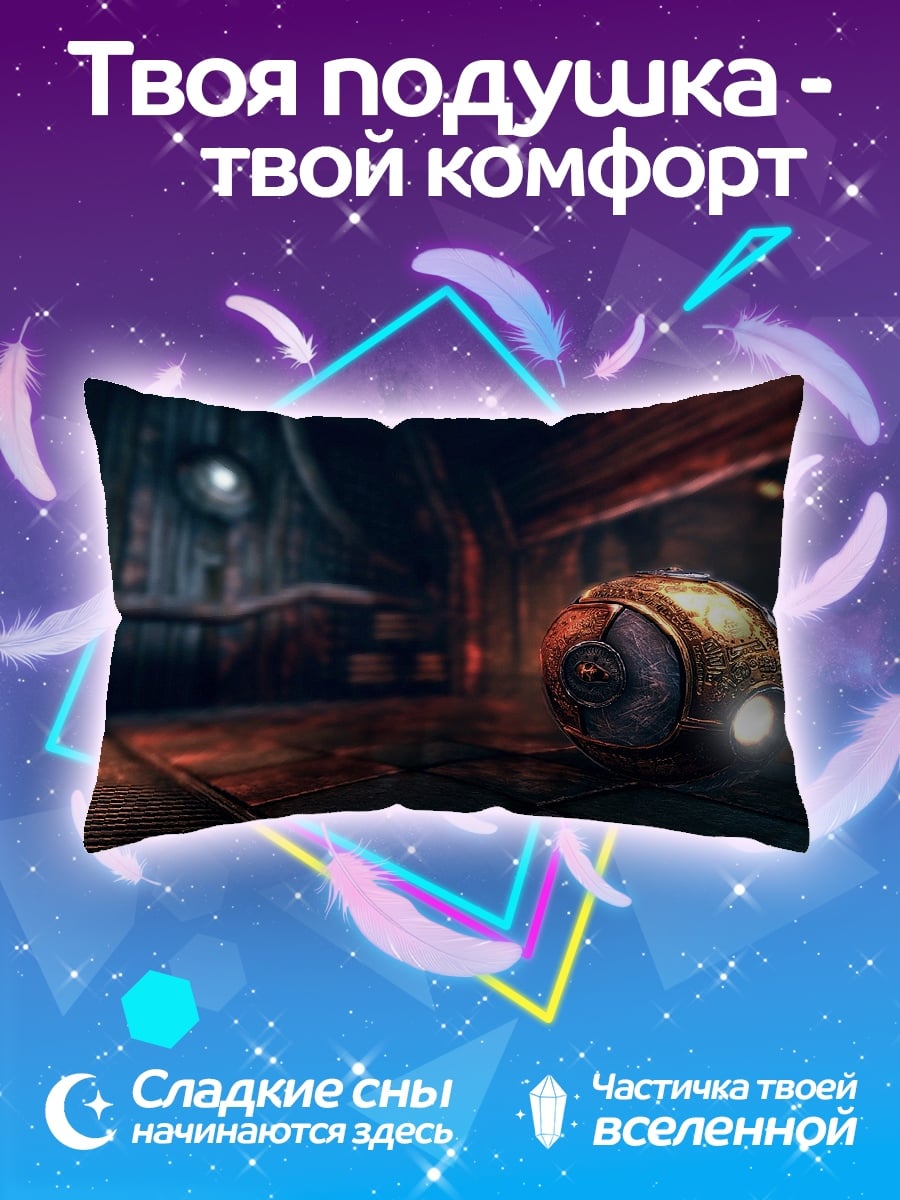 Подушка киберпанк робот в комнате