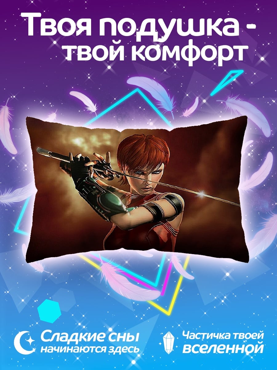 Подушка Девушка с катаной