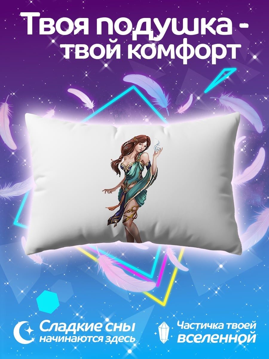 Подушка Девушка в платье