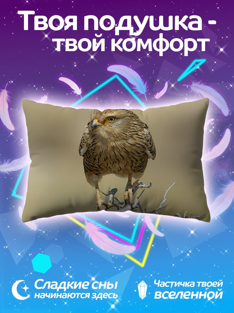 Подушка Пустельга на ветке