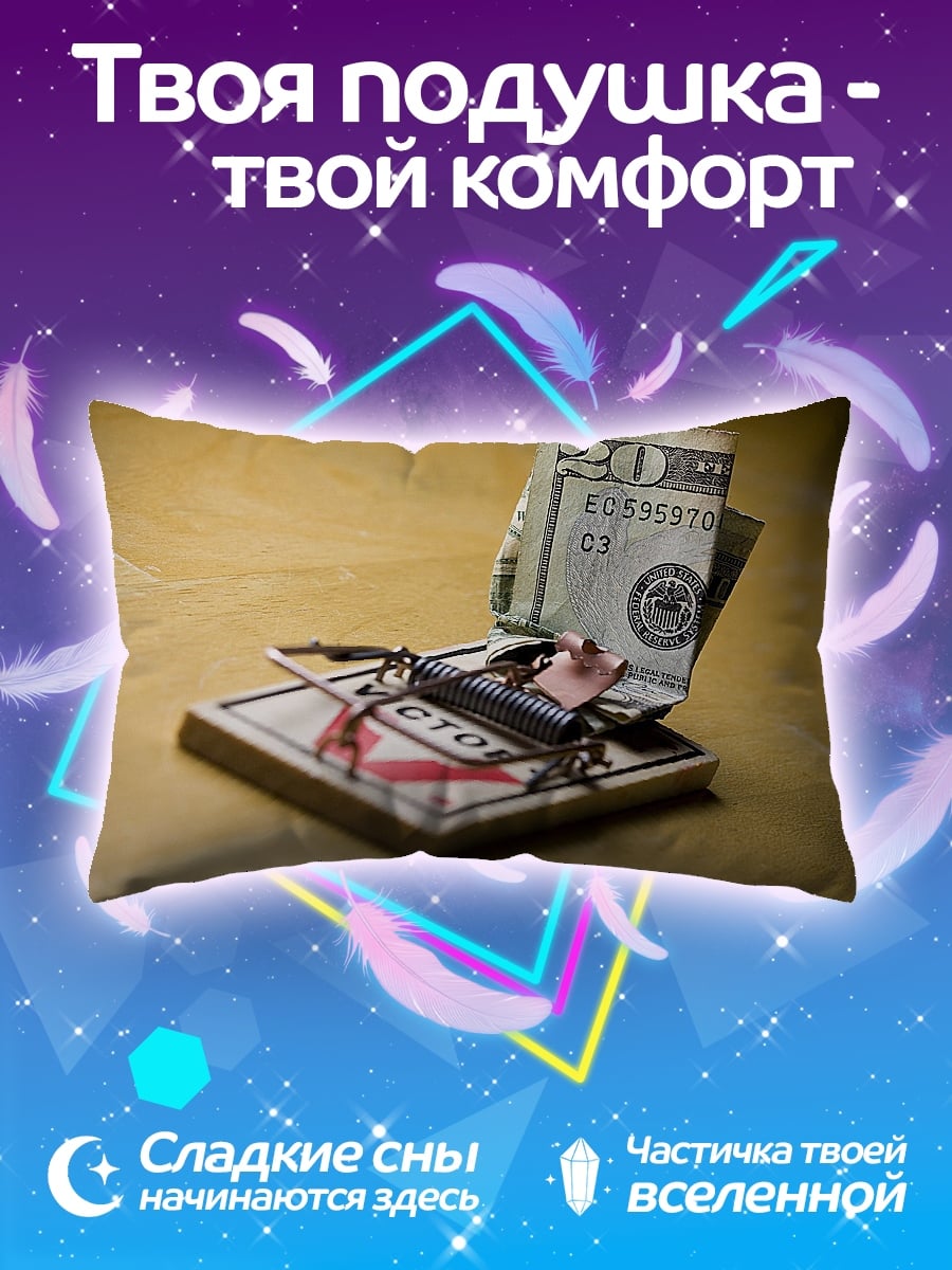 Подушка Мышеловка с деньгами