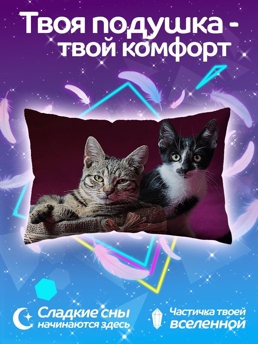 Подушка Два котенка
