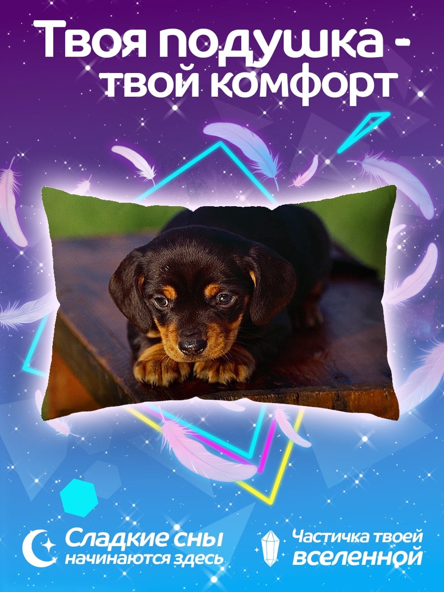 Подушка Милый щенок таксы