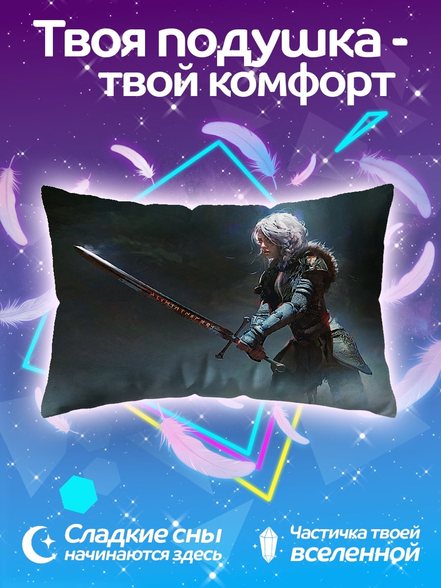 Подушка Воин с мечом