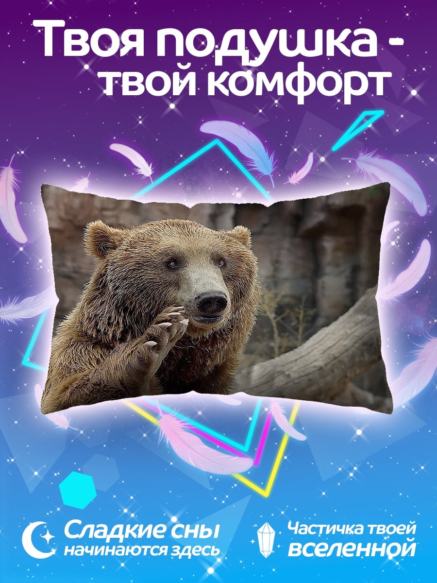Подушка Бурый медведь