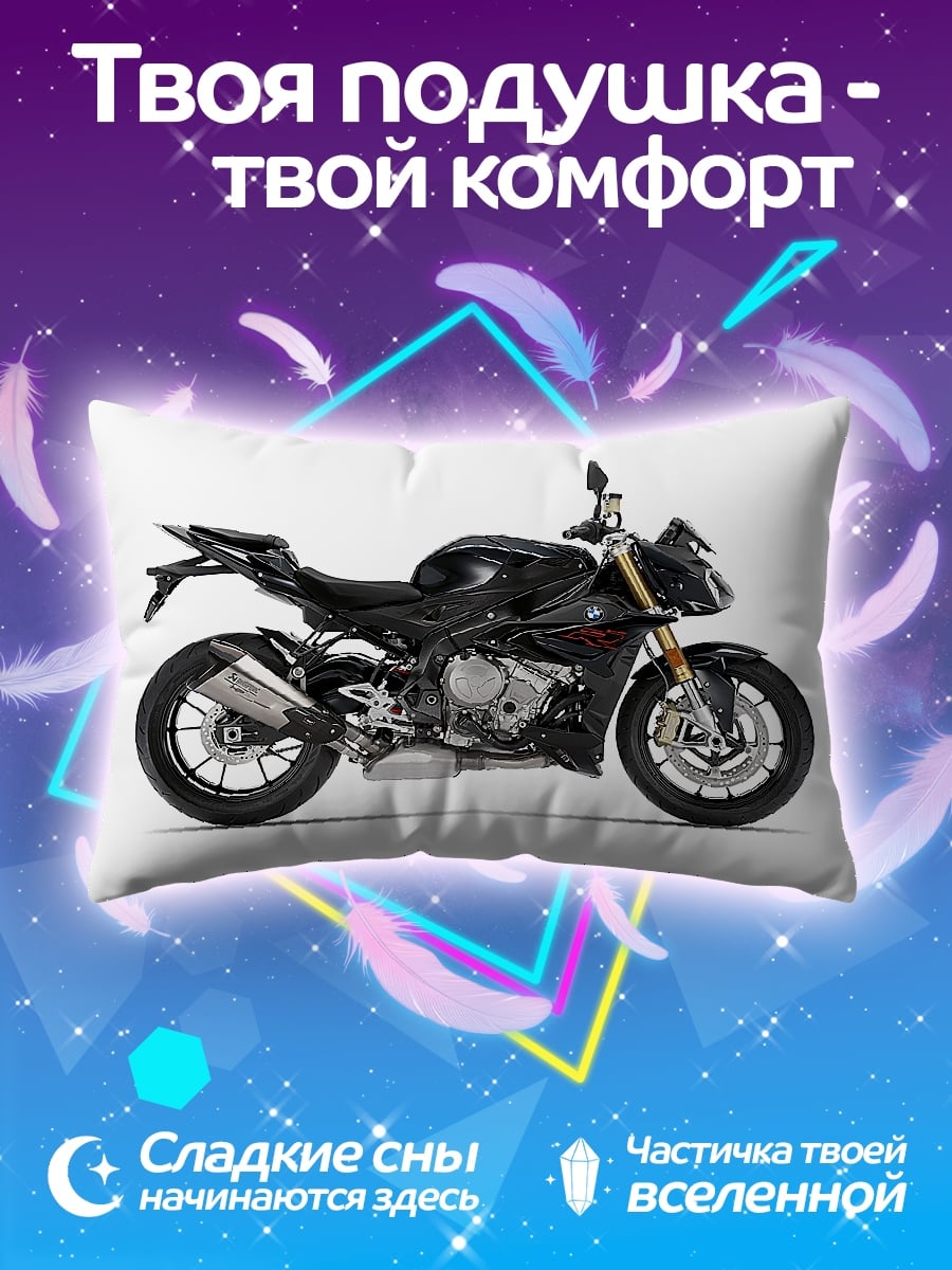 Подушка Черный байк